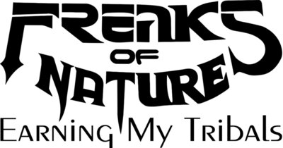 Freaks Logo Earning Tribals Black Text