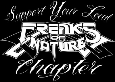 Support Your Local Freaks with White Text