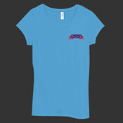 A&W - Bella Women's Sheer Jersey Longer-Length T-Shirt